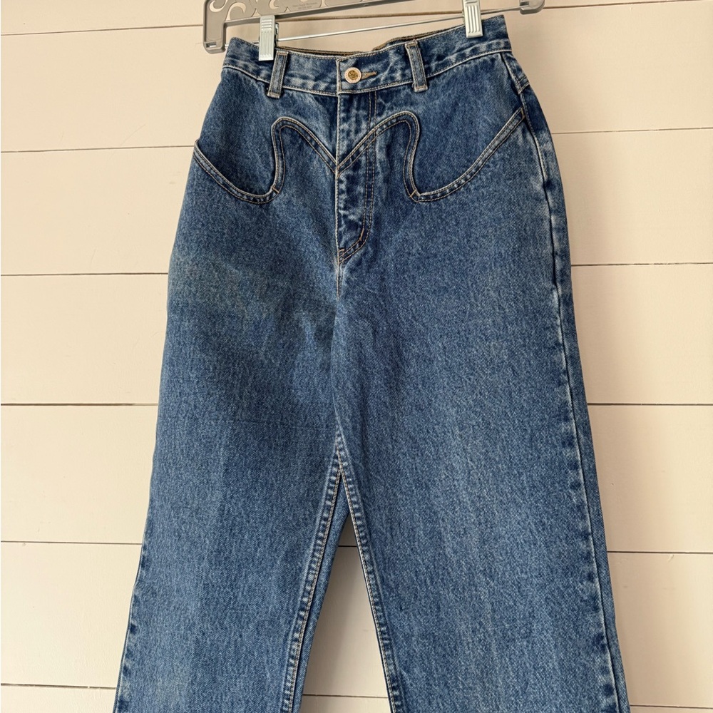 Vintage 1980’s Lawman Women’s High Rise Rodeo Cowgirl Western Jeans Size 1